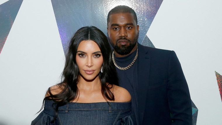 Kim Kardashian West y Kanye West en New York en 2019