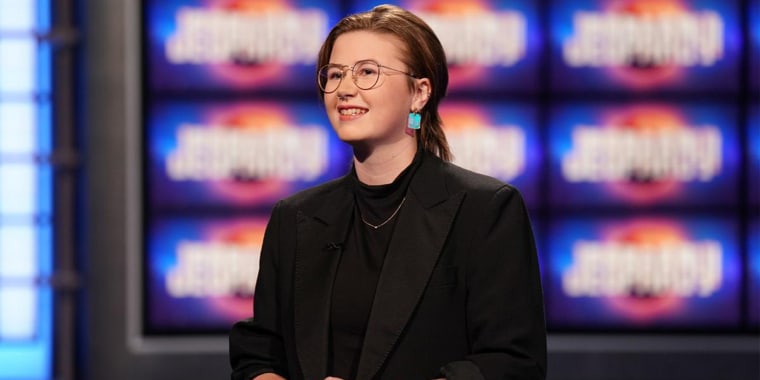 Current "Jeopardy!" champ Mattea Roach has made her preference known for the game show's permanent host.