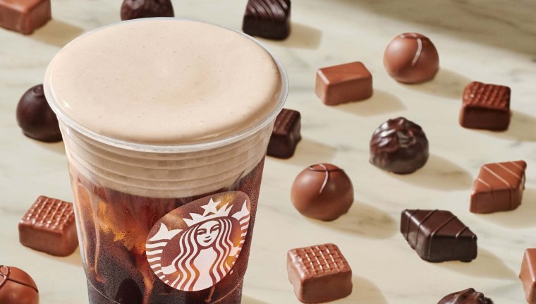 In the new drink, Starbucks' cold brew is topped with a "light, sweet and silky chocolate cream cold-foam" and "sweetened with vanilla syrup."