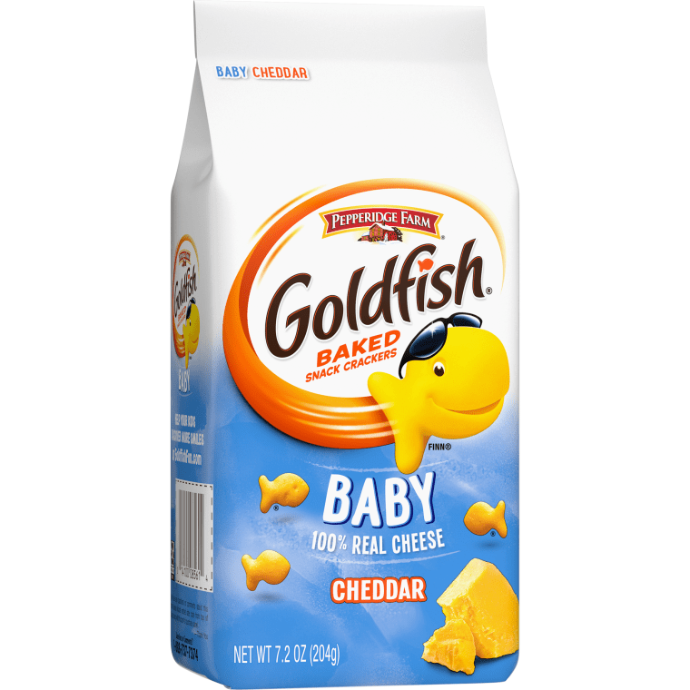 Baby Cheddar Goldfish: Good things come in small packages.