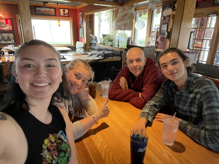 When Bruce Lowder was diagnosed with glioblastoma his family helped him as much as they could. Daughter Abby FaceTimed him eveyr day from college and drove him to radiation over the summer. Son Ben often cooks.
