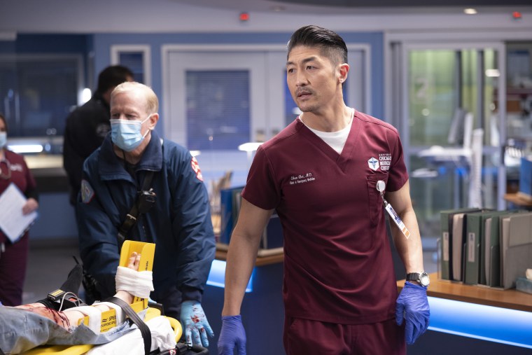 Brian Tee as Ethan Choi on the NBC medical drama.