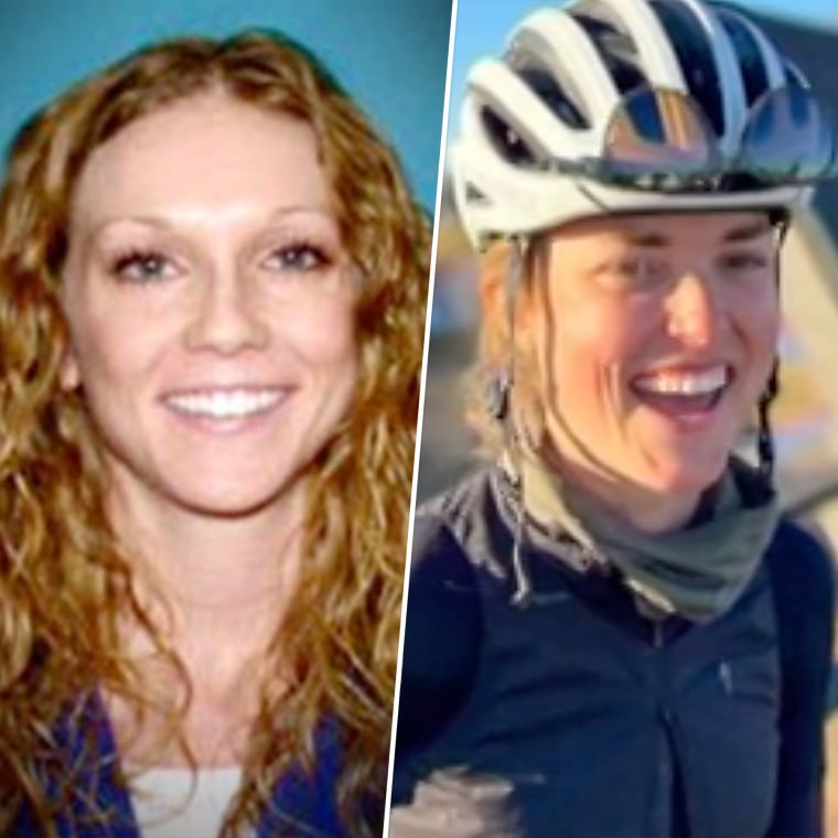A manhunt is underway for Kaitlin Armstrong (left), who has been accused of killing pro cyclist Anna Moriah Wilson (right) after police say Armstrong discovered Wilson was having a relationship with her boyfriend.