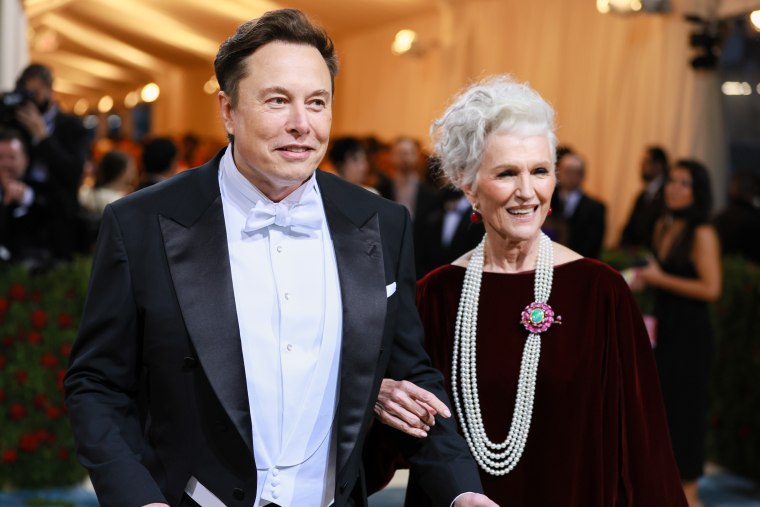Elon Musk and Maye Musk