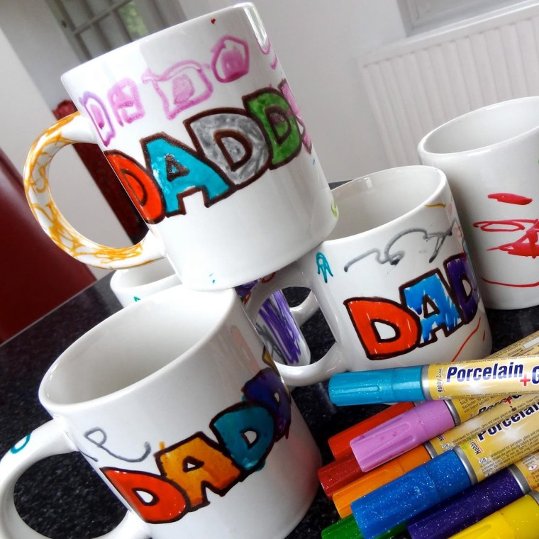 Dad' Fishing Ceramic or Metal Mug & Coaster Father's Day Birthday Gift Idea
