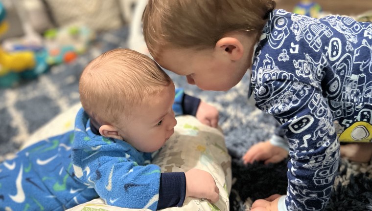 The baby formula shortage is a big deal for 5-month-old Jax Beichler, left, and his 20-month-old brother, Taylor Beichler. Both boys have the same rare condition.