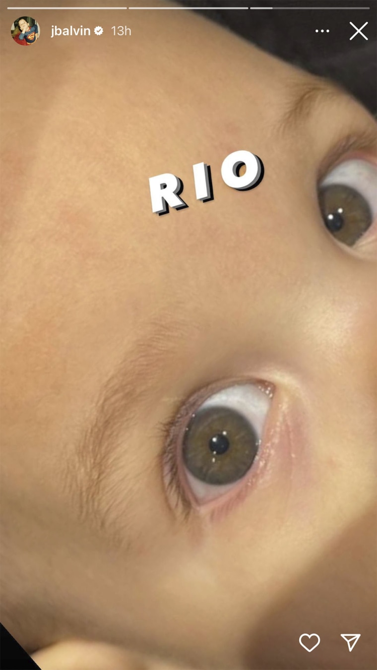 Así de tierna es la mirada de Río, el hijo de J Balvin y Valentina Ferrer.