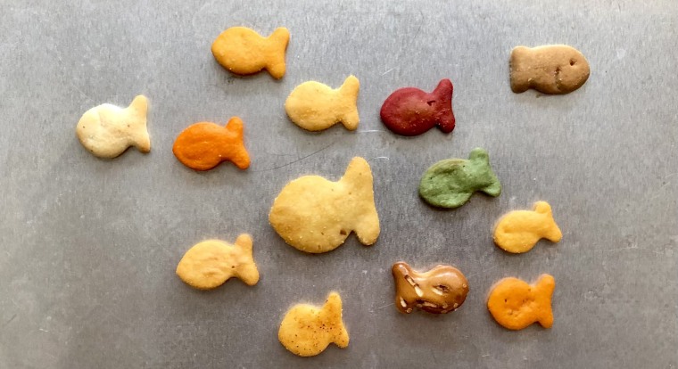 Goldfish Crackers come in a wide variety of shapes, colors and flavors, so there’s something for everyone.