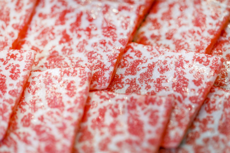 Marbled beef, food pattern