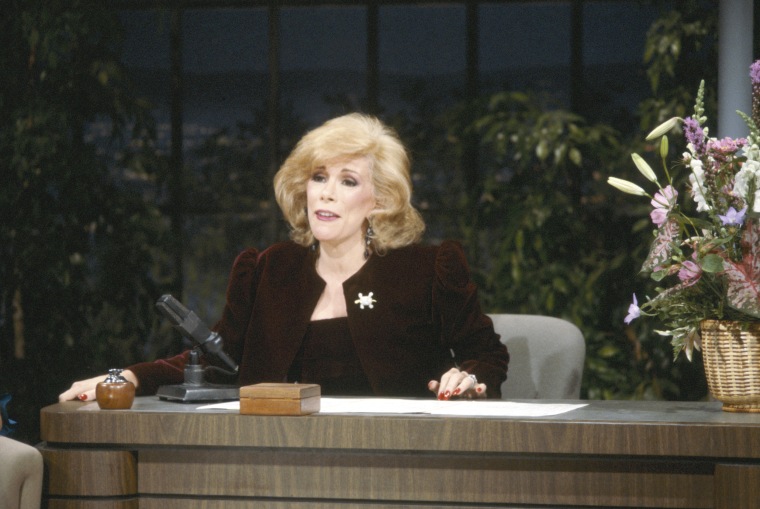 Rivers, seen here on "The Tonight Show" in 1983, had enjoyed a very successful stint as guest host of that show before she landed her own program on Fox.