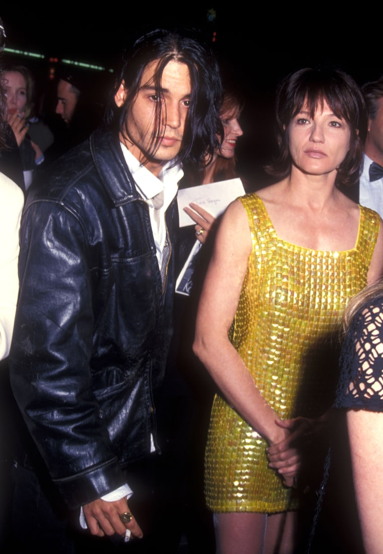 1994 Johnny Depp and Ellen Barkin File Photos