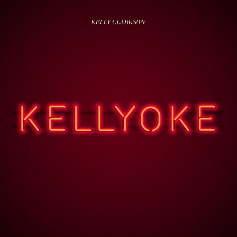 Kelly Clarkson teased her new EP with a bold red image.