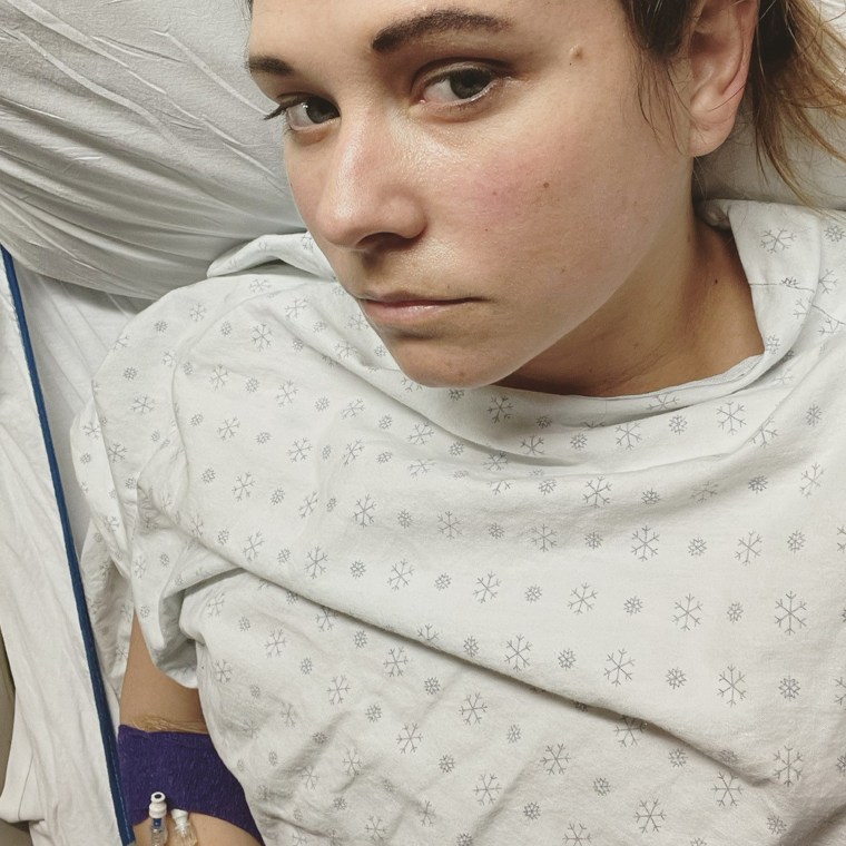 "Nobody really knows what to expect in my case because it's so rare," she said. "There's no treatment protocol or regimen specifically to follow." 