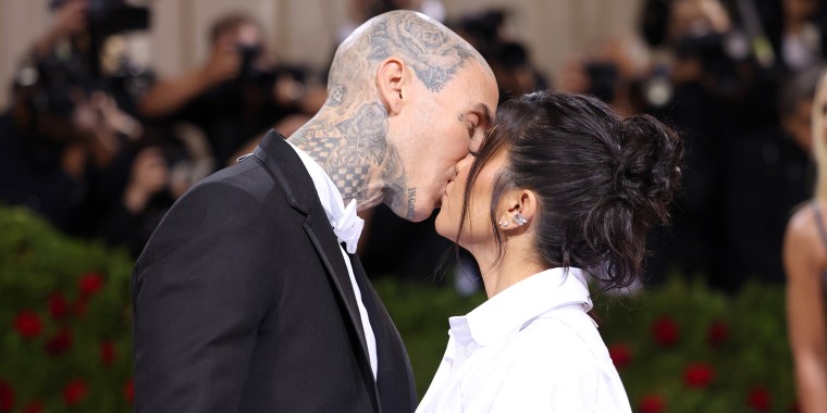 Kourtney Kardashian and Travis Barker's PDA Makes Kourtney's Kids