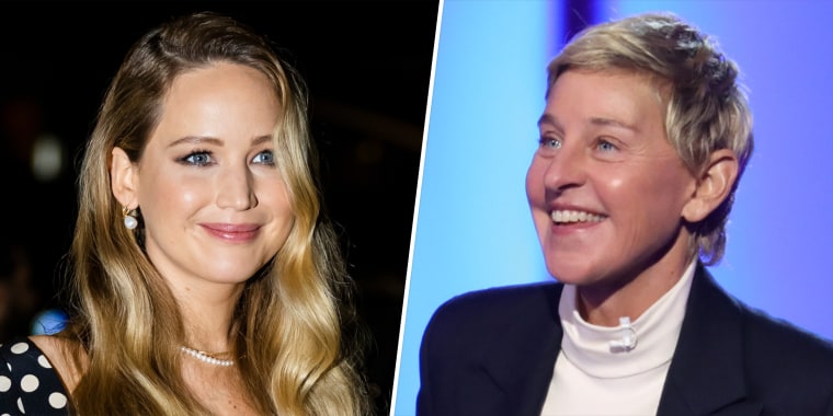 Jennifer Lawrence's reps never confirmed that she had her baby, but Ellen might have.
