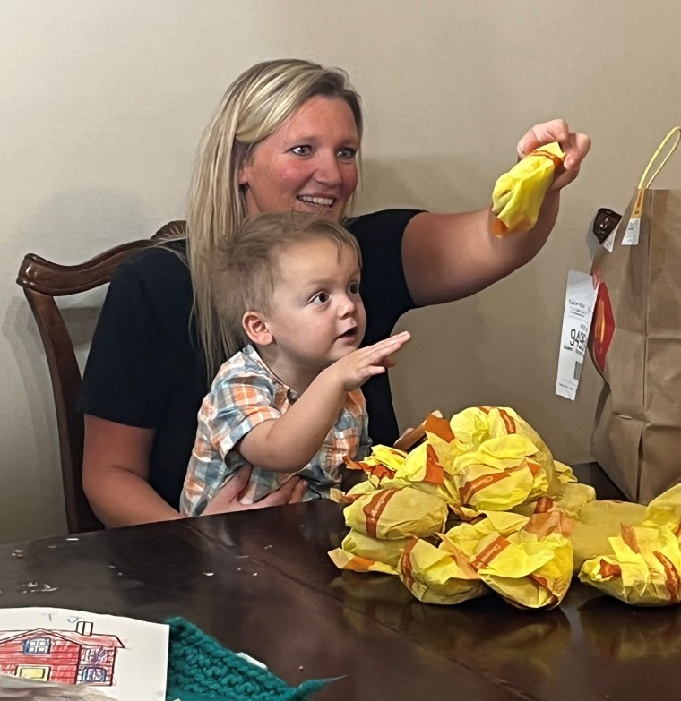 "He actually doesn't even like cheeseburgers," said Barrett's mom.