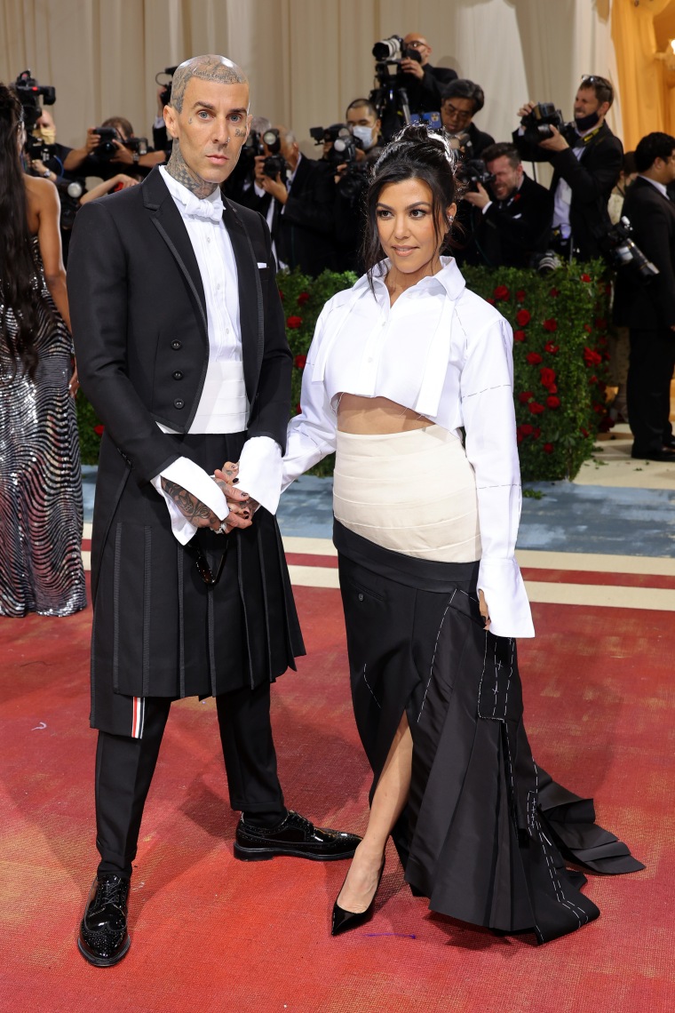 Travis Barker and Kourtney Kardashian