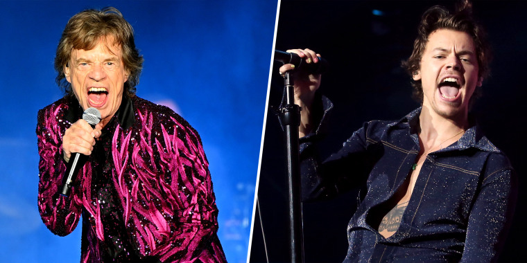 "He doesn’t have a voice like mine or move on stage like me," Mick Jagger says of his musical look-alike Harry Styles.