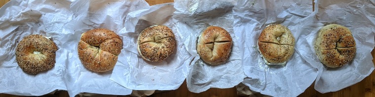There's no shortage of bagels in New York City.