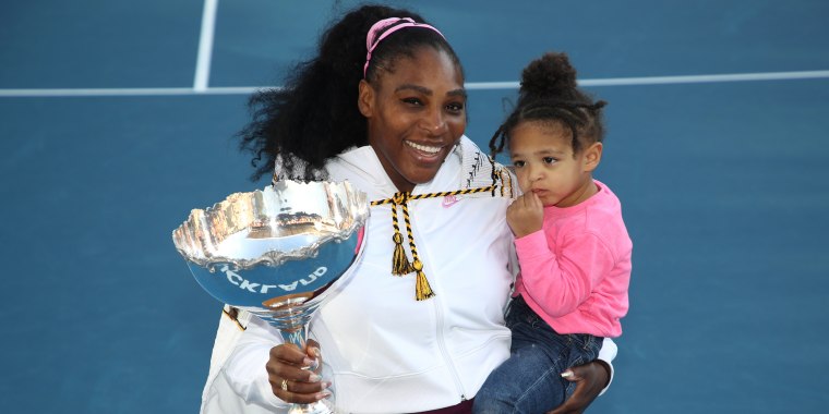Serena Williams says she won't pressure her four-year-old daughter Olympia to play tennis. (Photo by Phil Walter/Getty Images)