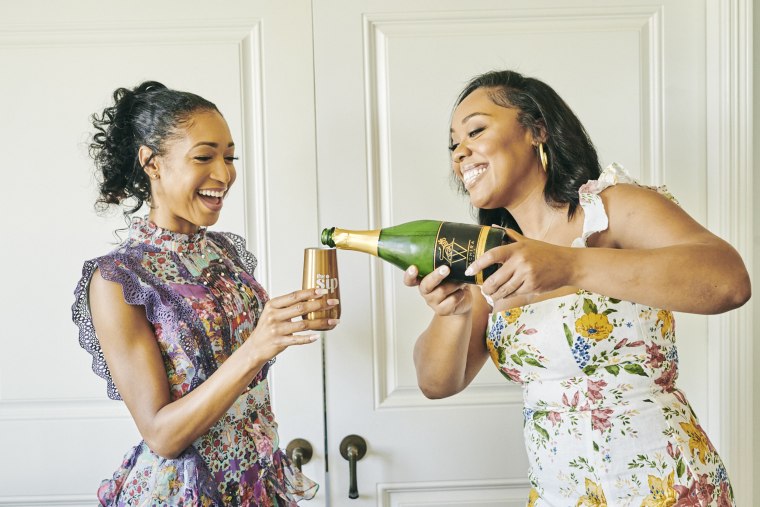 Catherine Carter (left) and Erica Davis (right) started The Sip so customers could have access to wines specifically curated for their palates.