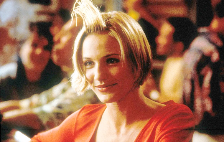 In the film "There's Something About Mary," Cameron Diaz's character rocks a pretty unique hairstyle.