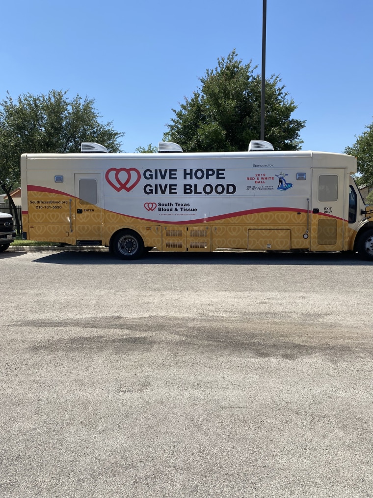 People have been lining up to donate blood in Uvalde, just trying to help the community however they can.