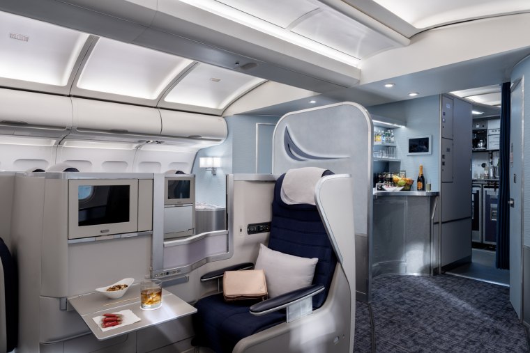 First class cabin, or meet cute territory?