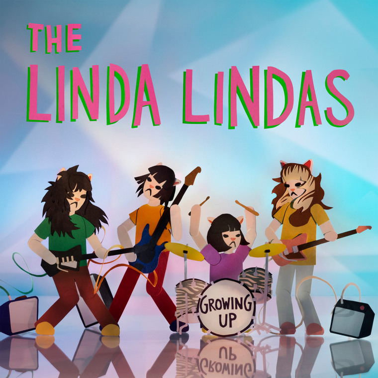 The Linda Lindas' "Growing Up" album cover.