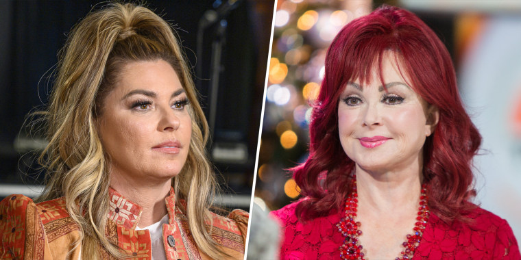 Shania Twain pays tribute to late country music singer Naomi Judd.
