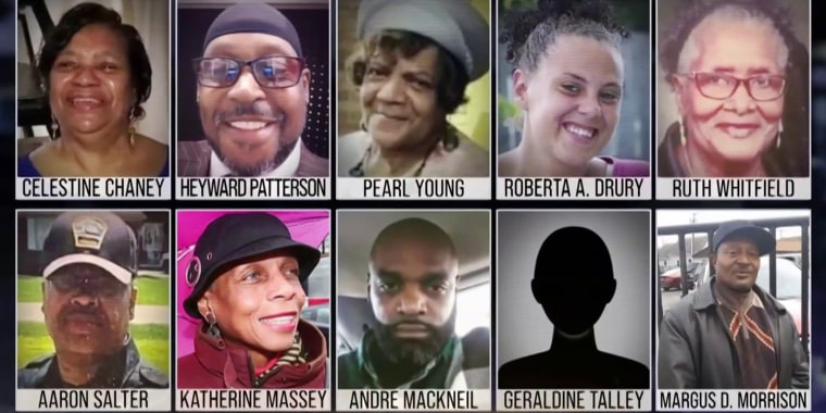 Police identified the 10 victims killed by a gunman at a Buffalo grocery store over the weekend.