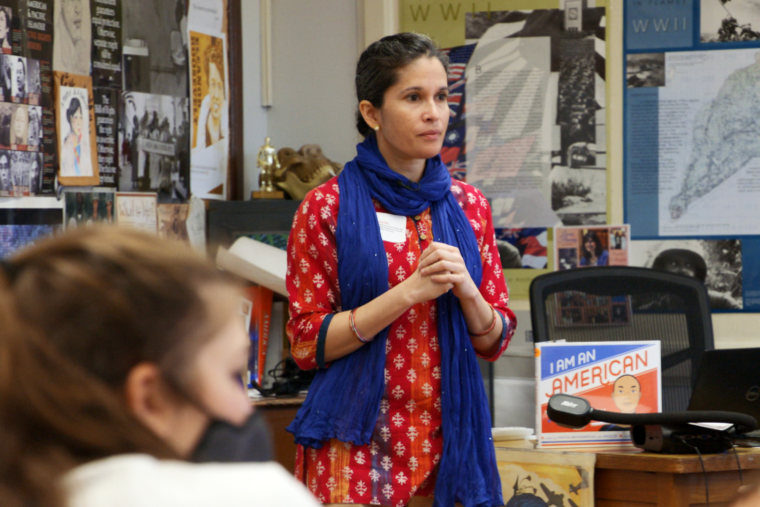 Image: Medha Kirtane﻿, a social studies teacher at Ridgewood High School in New Jersey, has been incorporating Asian American and Pacific Islander history in her classes for the past 15 years.