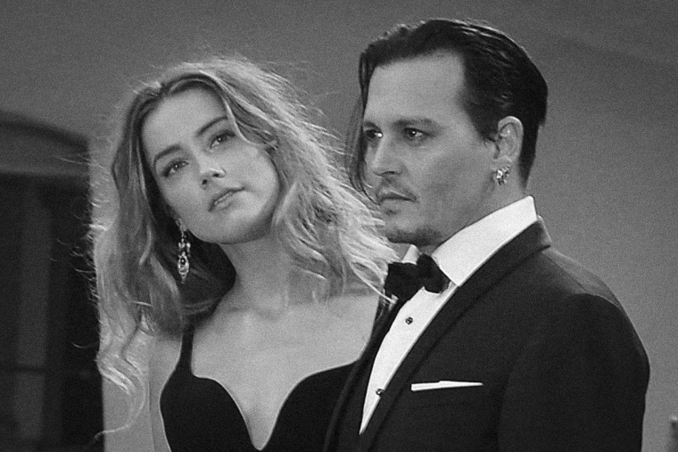 Johnny Depp and Amber Heard arrive for a screening at the Venice Film Festival in 2015.