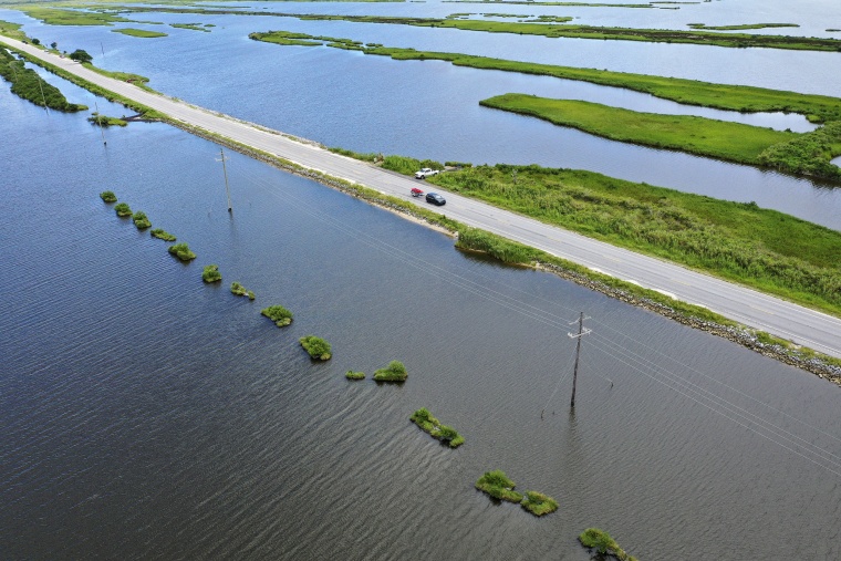 Combination Of Rising Sea Levels And Subsiding Land Endanger Louisiana Coast