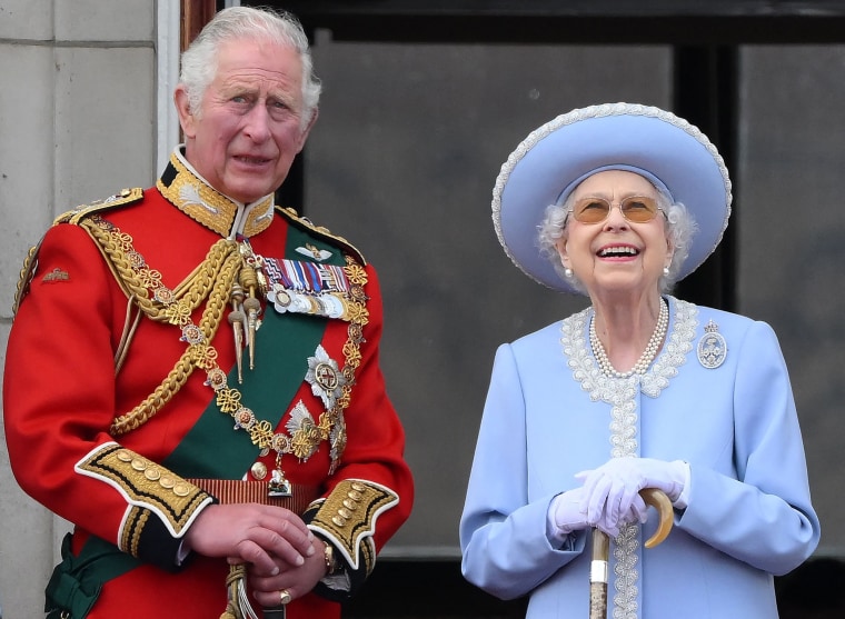 Queen Elizabeth II and Prince Charles