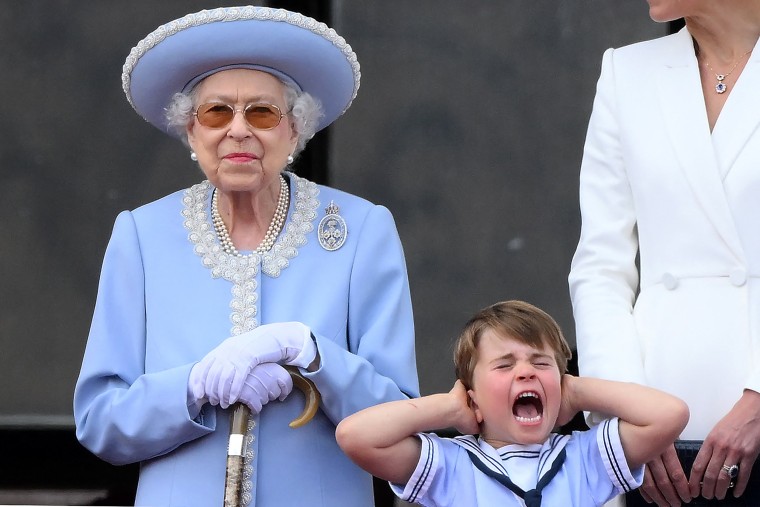 Image: Queen Elizabeth II Prince Louis