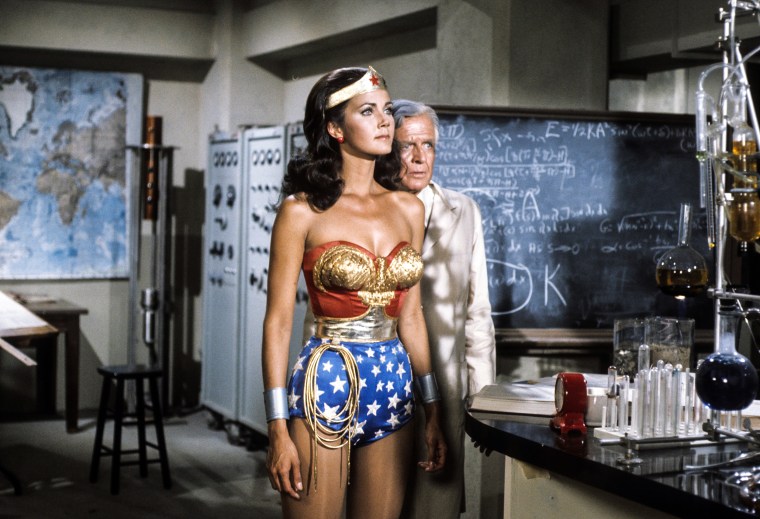 Lynda Carter in "Wonder Woman" on Dec. 25, 1976.