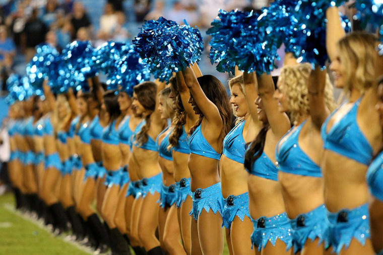 Panthers Cheerleader Going Viral During Monday Night Football