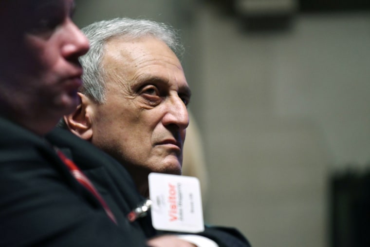 Carl Paladino at a hearing to determine whether he should be removed from the Buffalo, N.Y., school board in Albany, N.Y., in June 2017.