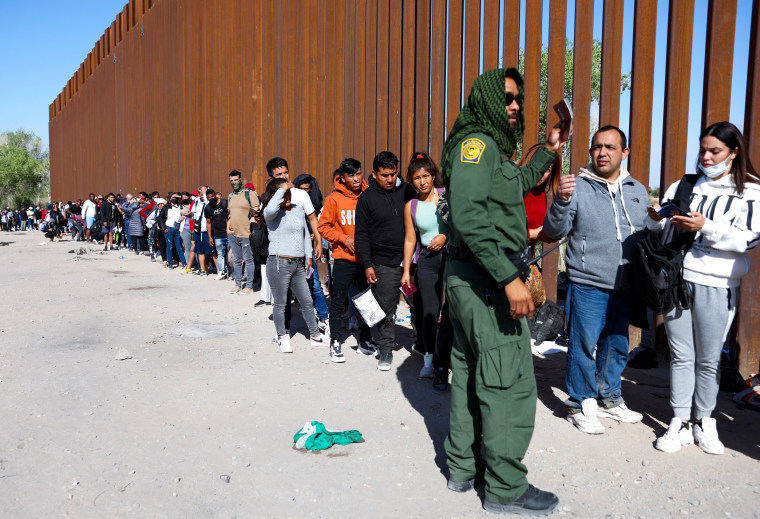 Image: Migrant Crossings At The Southern Border Continue Despite Title 42 Ruling