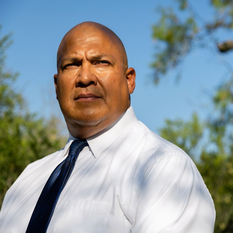 Uvalde schools Police Chief Pete Arredondo on the outskirts of town Wednesday. Arredondo, one of the first to respond to the mass shooting at Robb Elementary School on May 24, says: “The only thing that was important to me at this time was to save as many teachers and children as possible.”