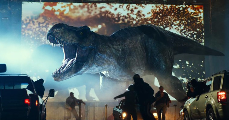 A scene from "Jurassic World: Dominion."