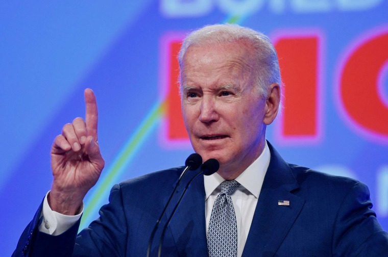 US President Joe Biden speaks at the 29th AFL-CIO Quadrennial Constitutional Convention at the Pennsylvania Convention Center in Philadelphia on Tuesday.