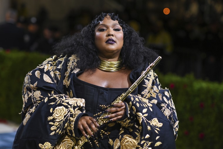 Lizzo attends the 2022 Metropolitan Museum of Art Costume Institute Gala at the Metropolitan Museum of Art in New York on May 2, 2022.