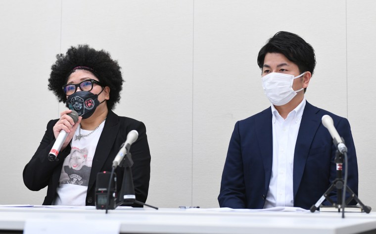 Hana Kimura's mother, Kyoko, spoke at a news conference in Tokyo on Monday after the law was passed.