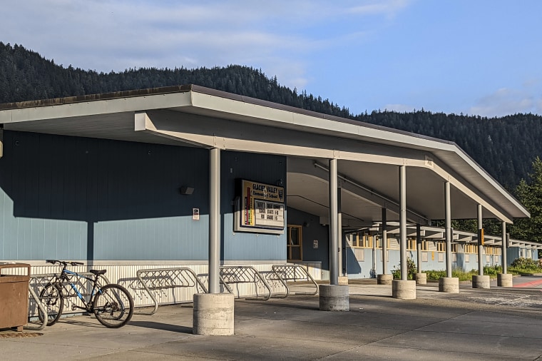 The Glacier Valley Elementary School is seen in Juneau, Alaska, on June 14, 2022.