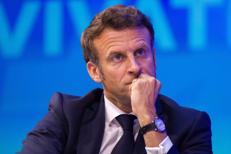 President Macron at VivaTech Ahead of French Legislative Election