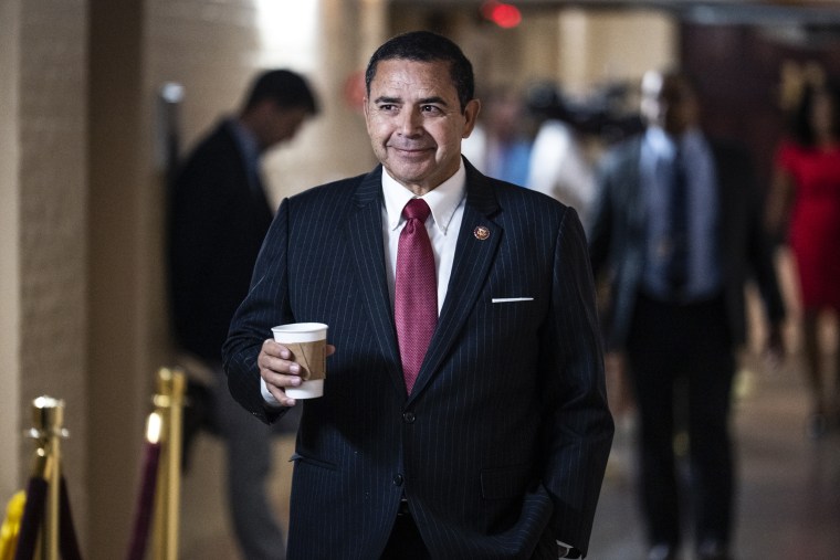 Rep. Henry Cuellar, D-Texas, after a meeting of the House Democratic Caucus in the U.S. Capitol on June 8, 2022.