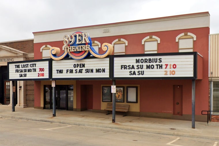 The 89er Theatre in Kingfisher, Okla.