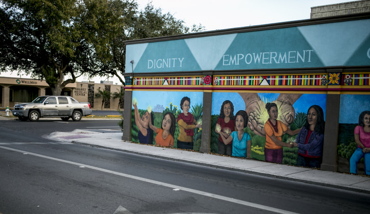 Image: The Whole Woman's Health of McAllen clinic in McAllen, Texas on Feb. 26, 2016.